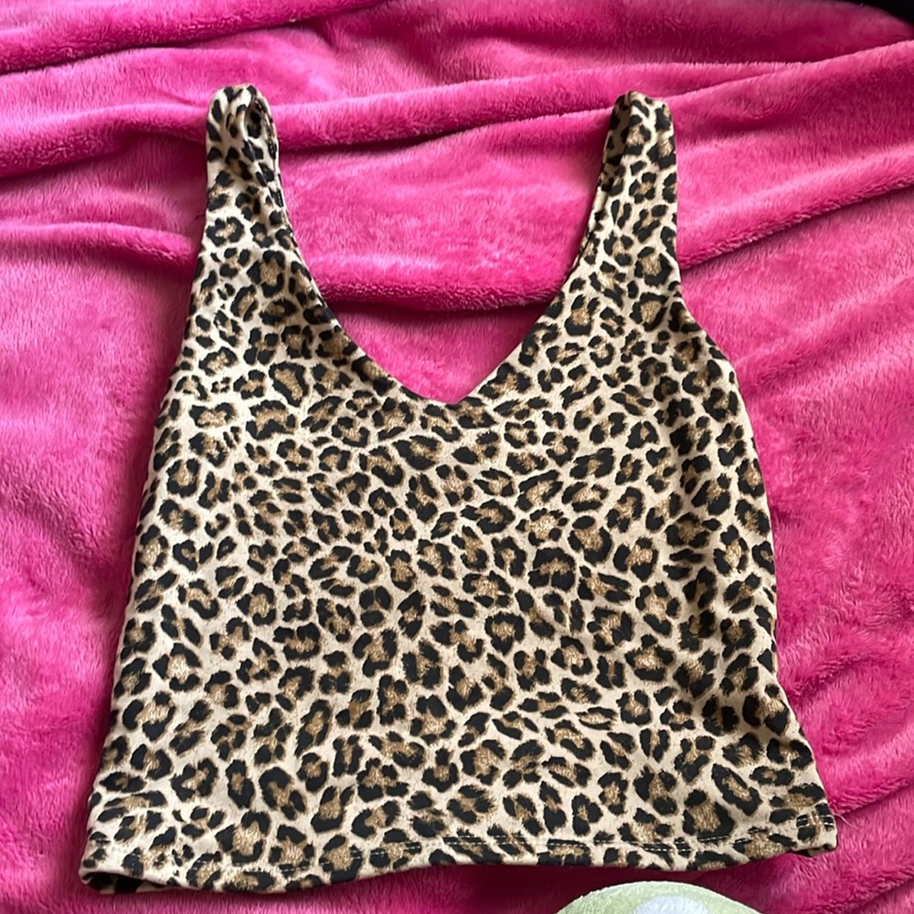 Cheetah tank top